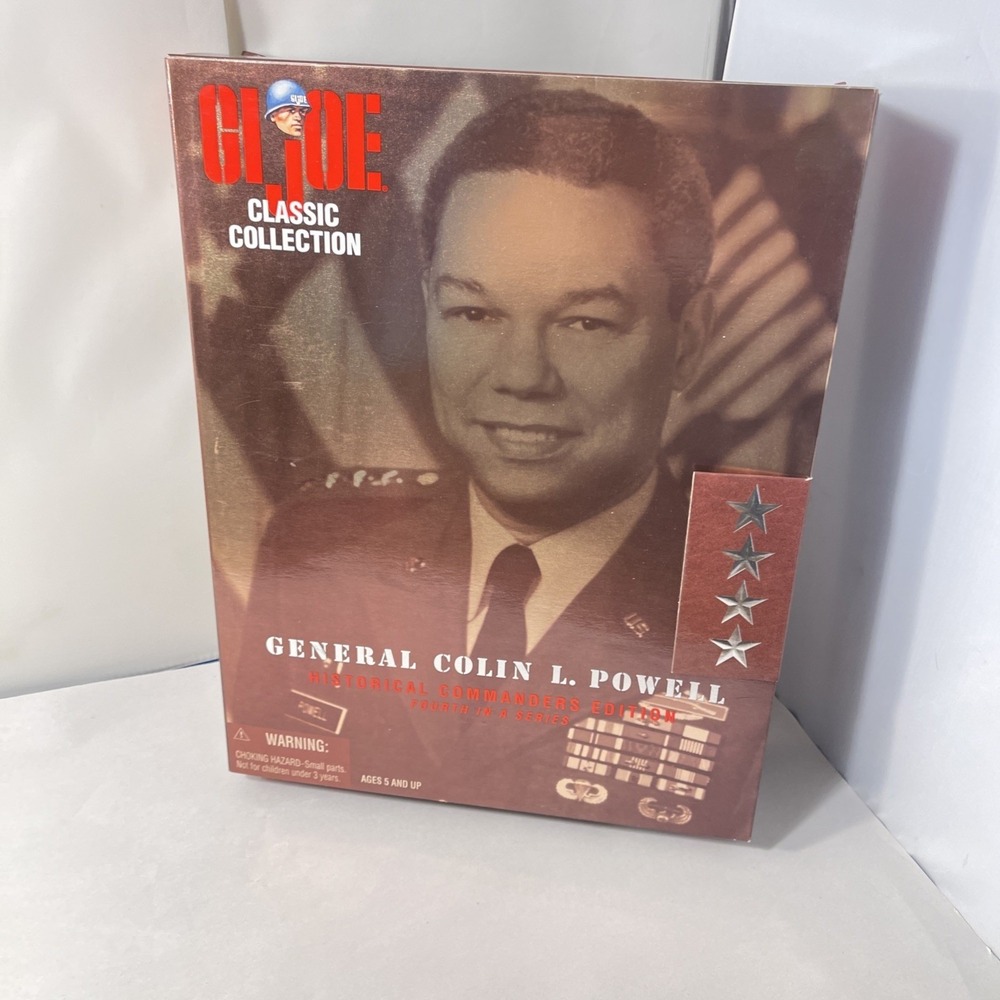 GI Joe Classic Collection General Colin L Powell 12" Action Figure New Hasbro